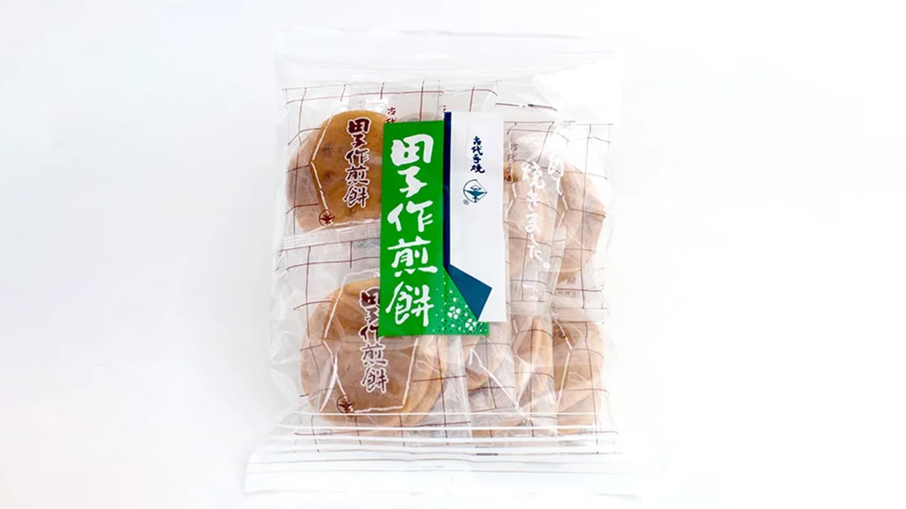 【田子作煎餅】田子作煎餅うす焼き 袋入り 16枚(2枚8袋)