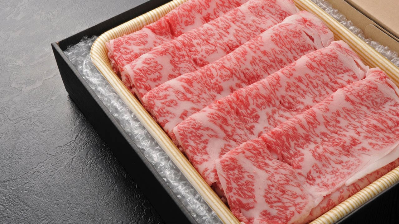 【肉の牛善】サーロイン　しゃぶしゃぶ用　300g