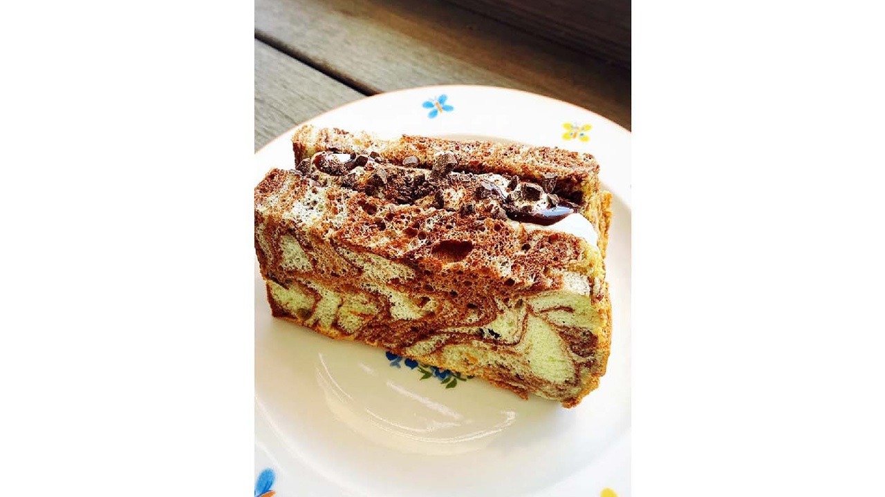 【ごはんカフェラクエ】チョコミントシフォンケーキ6個入り