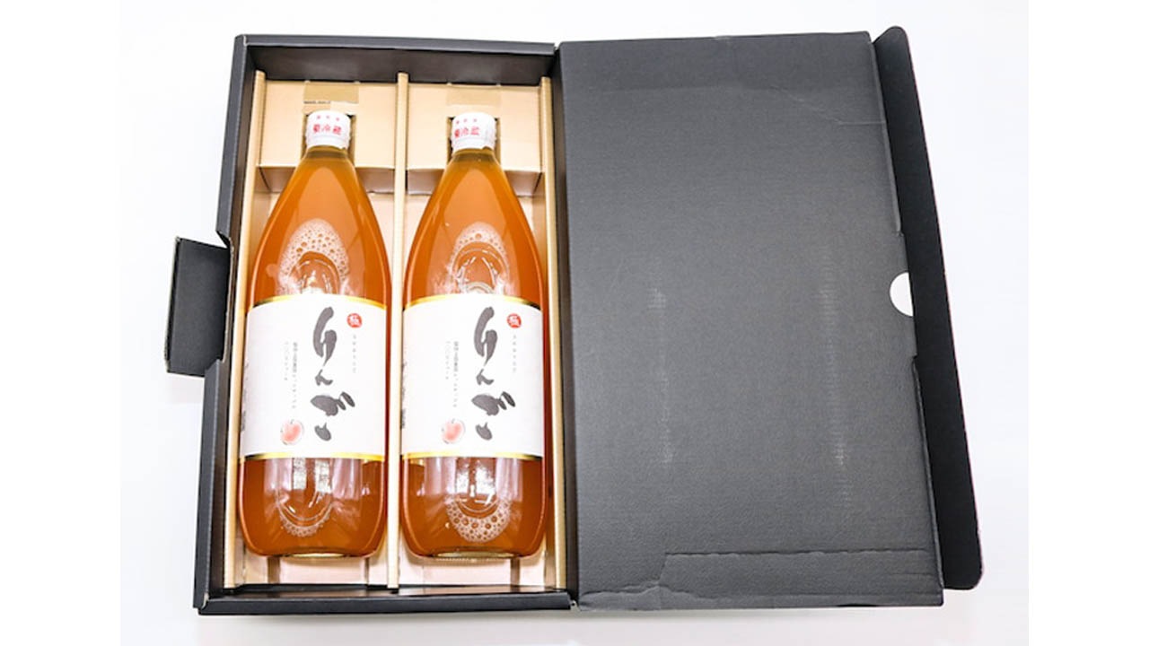 【日本料理 和か葉】和か葉 きわみりんご眞田レッドアップル100％ジュース２本