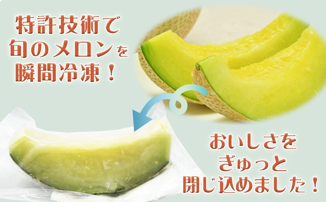 【高橋メロン農園】カットアクアメロン(1/8カット×7個)
