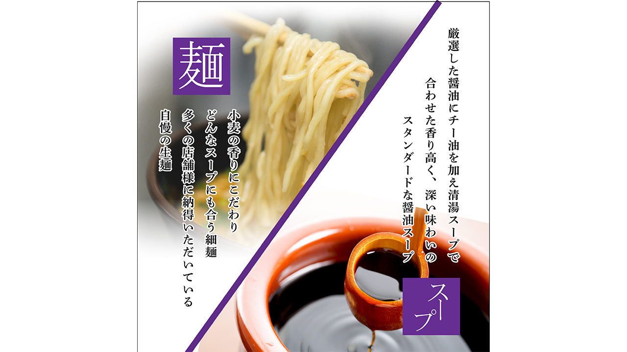 【ラーメンとん太　秀穂（シュウスイ）】【お得な簡易包装】工場直送ラーメン・醤油　5食セット
