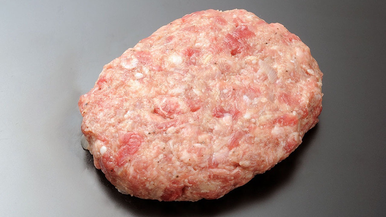 【肉の牛善】黒黒ハンバーグ　10個セット