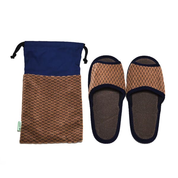 携帯スリッパ  (25cm～26cm)　はやぶさ E5系 アシェントグリーン車