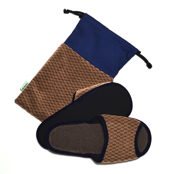 携帯スリッパ  (25cm～26cm)　はやぶさ E5系 アシェントグリーン車