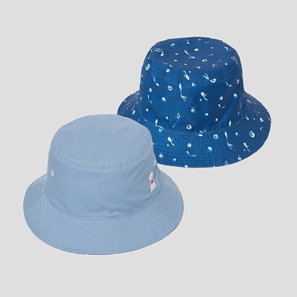 てるてる坊主(天気の子)　リバーシブルバケットハット