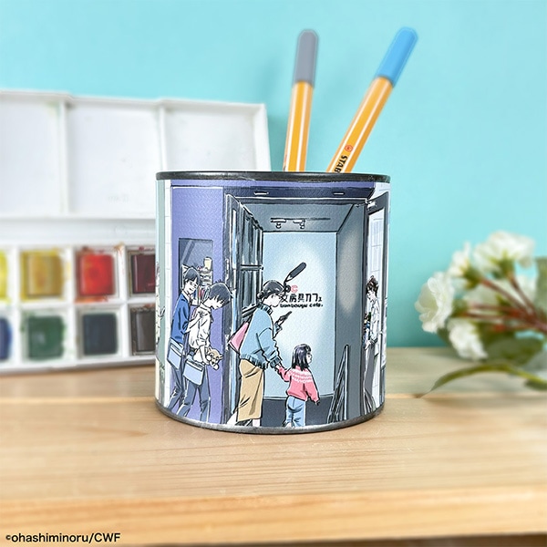 アニメーター大橋実×文房具カフェ 「スケッチ日和」　缶詰ペンスタンド