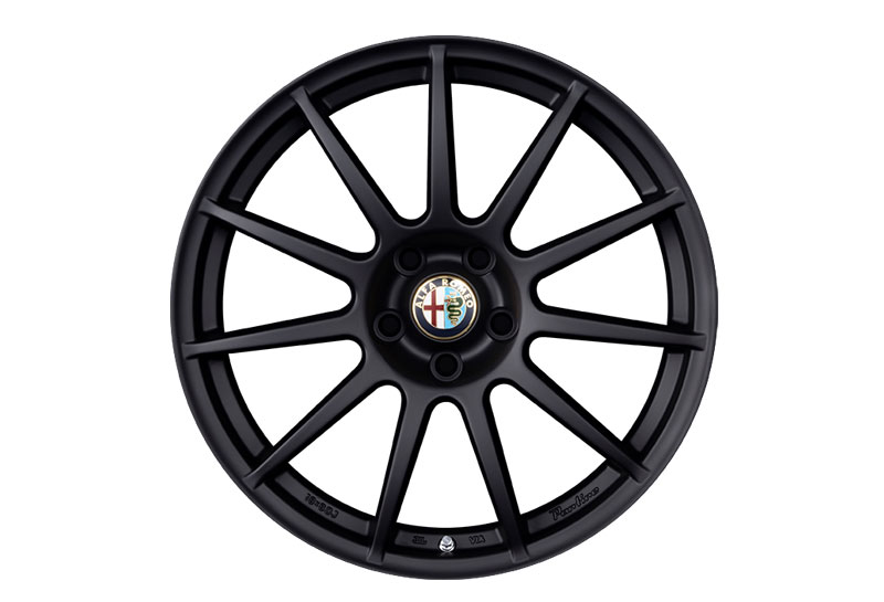 Partire 18×8J ET38 5/110 MatBlack　1台分（4本）　【Fiat500X】　【ご予約】