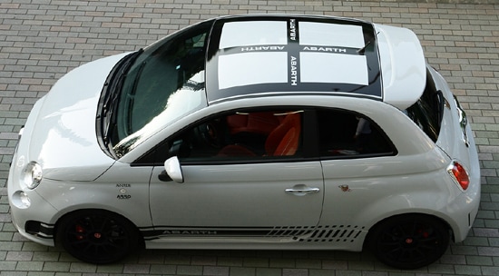 ASSPIDE　ルーフデカール　ABARTH500・595 【受注生産】