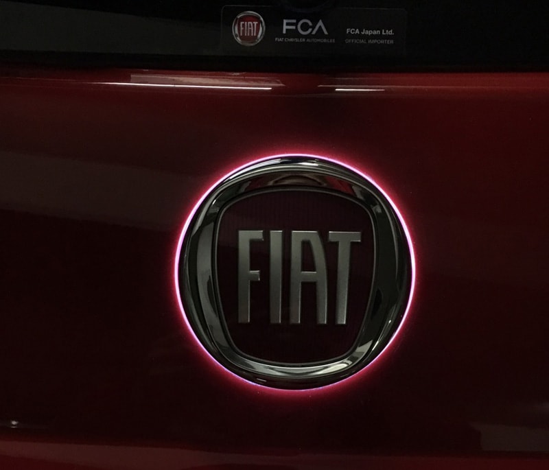 GRU　LEDエンブレム・マーカー Fiat 500　リア用