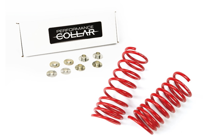 【おすすめチューニングセット】　LOWフォルム・走行フィーリング向上セット　（ロワードスプリング + パフォーマンスカラー前後）　【ABARTH500・595・695】
