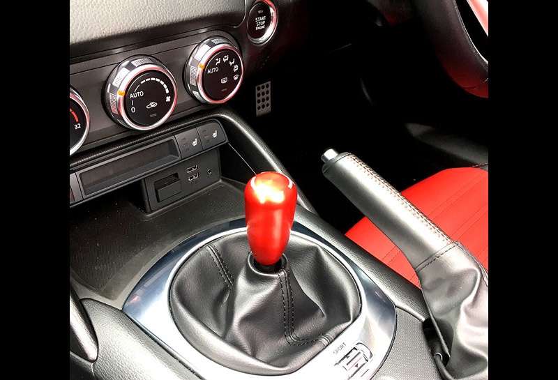 ASSPIDE アルミシフトノブ レッド ABARTH124 【完売】