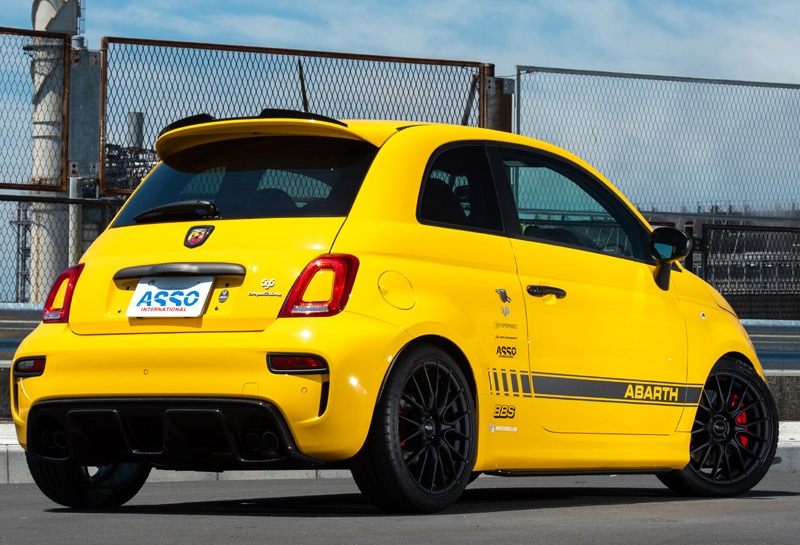 Partire AQUILA 17×7.0 ET35 4/98 マットブラック　1台分（4本）　【Fiat500】【ABARTH500・595・695】