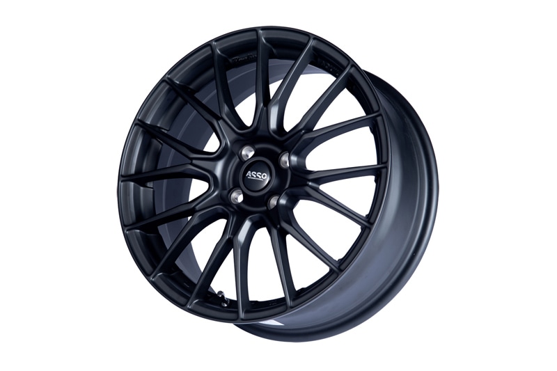 Partire AQUILA 17×7.0 ET35 4/98 マットブラック　1台分（4本）　【Alfa MiTo】　