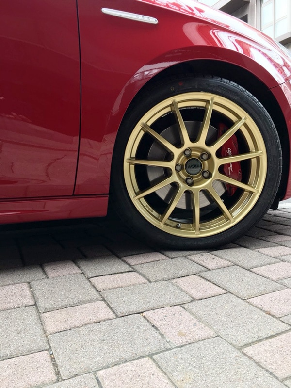 限定カラー！Partire 18×8J ET38 5/110 GOLD 【ご予約商品】【欠品中】