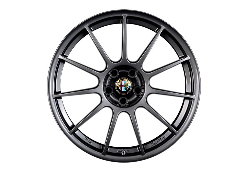 Partire 18×8J ET38 5/110 TitanGray　1台分（4本）　【AlfaStelvio】　【ご予約】