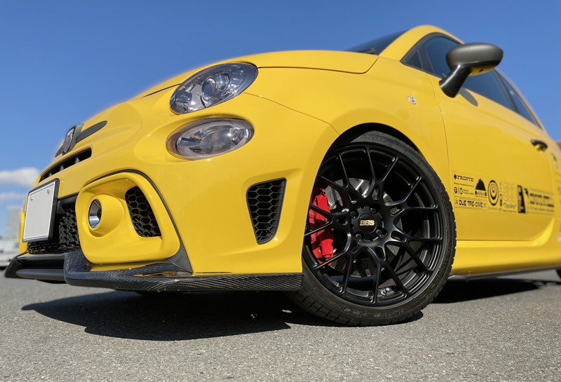 GRU IS701 17×7.0 ET35 4/98 マットブラック　1台分（4本）【ABARTH500・595・695】