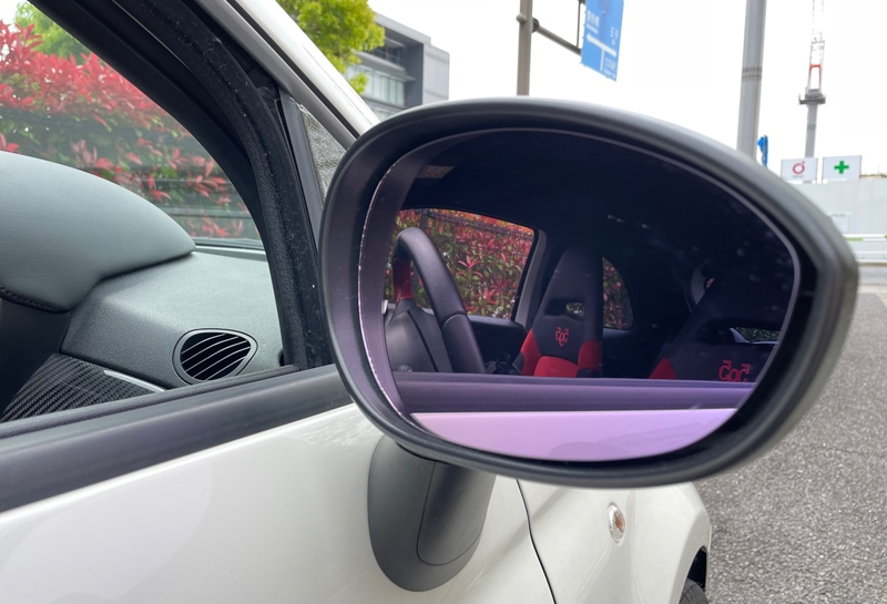 【新品・未使用品】ASSO Ino la design 防眩パープルミラー ino la design 防眩パープルミラー