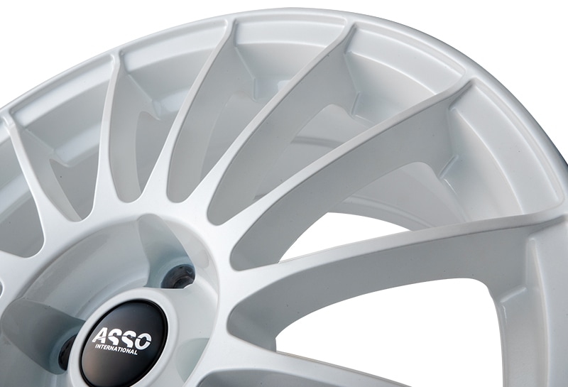 Partire Quindici 16×7.0J ET33 4/98 Pearl White　1台分（4本）　【ABARTH500・595・695】