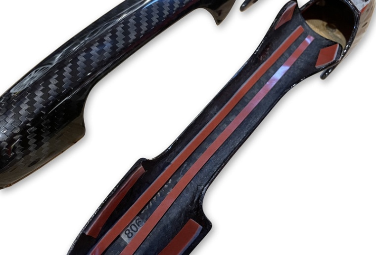 GRU スーパードライカーボン [マット] ドアグリップハンドル