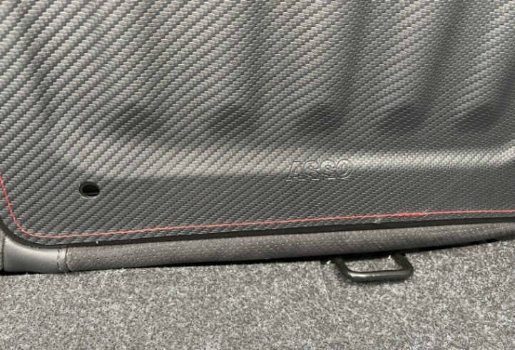 ASSPIDE リアシートバックガード ABARTH500・595・695