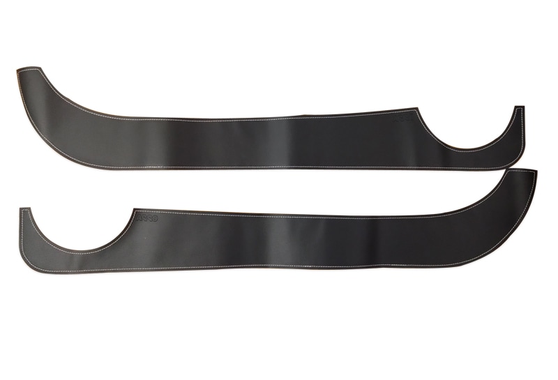 ASSPIDE ドアキックガード レザー調・白ステッチ ABARTH500・595