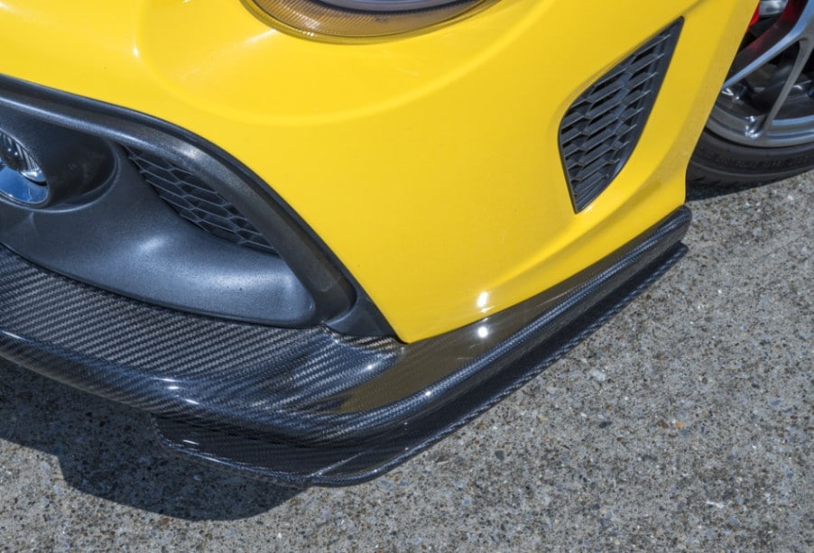 GRU スーパードライカーボン フロントリップ V2 アンダー 【ABARTH595】