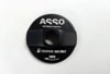 ASSPIDE アルミフューエルキャップカバー ブラック ABARTH500・595・695 / FIAT500
