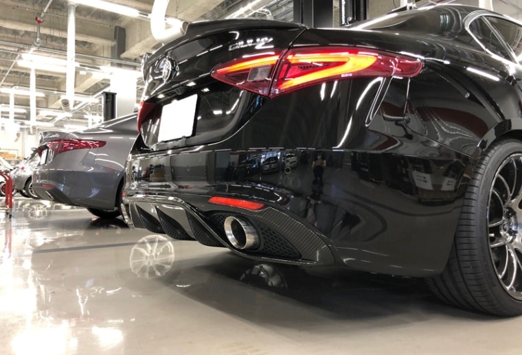 ディベルティ　ジュリア 2.0L　ハイパーサウンドマフラー　（ヴェローチェ用）　ARG-EX01　【Alfa Giulia】　【メーカー直送】