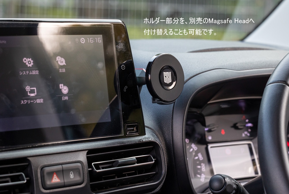 ASSO x GRU　スマートフォンホルダー＆ベース　【Fiat Doblo 】