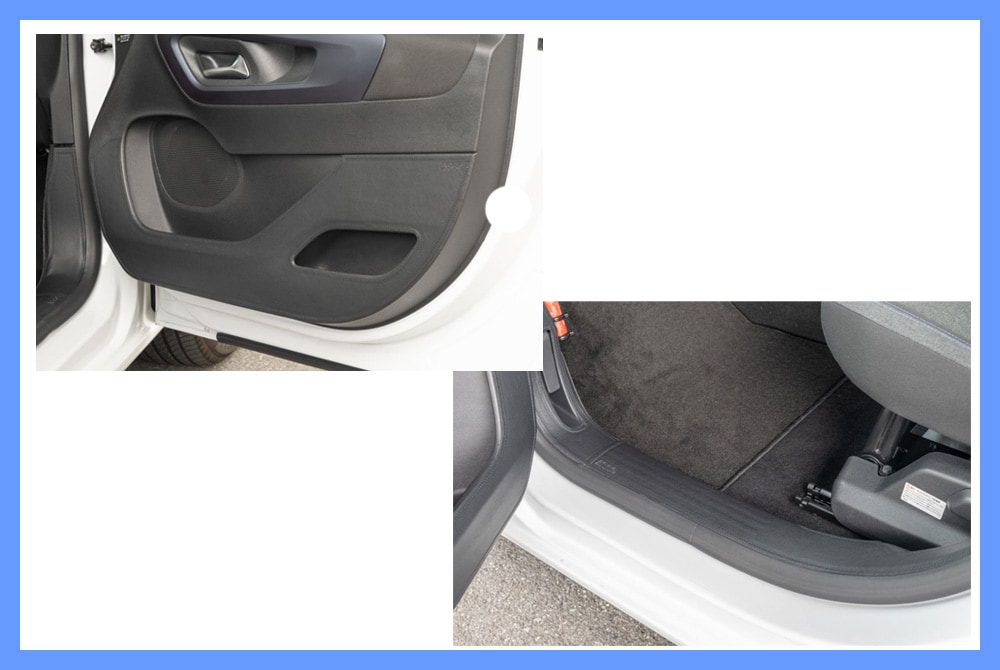 【おすすめチューニングセット】 Ino la design ドアキックガード + ステップキックガード 【Fiat Doblo】