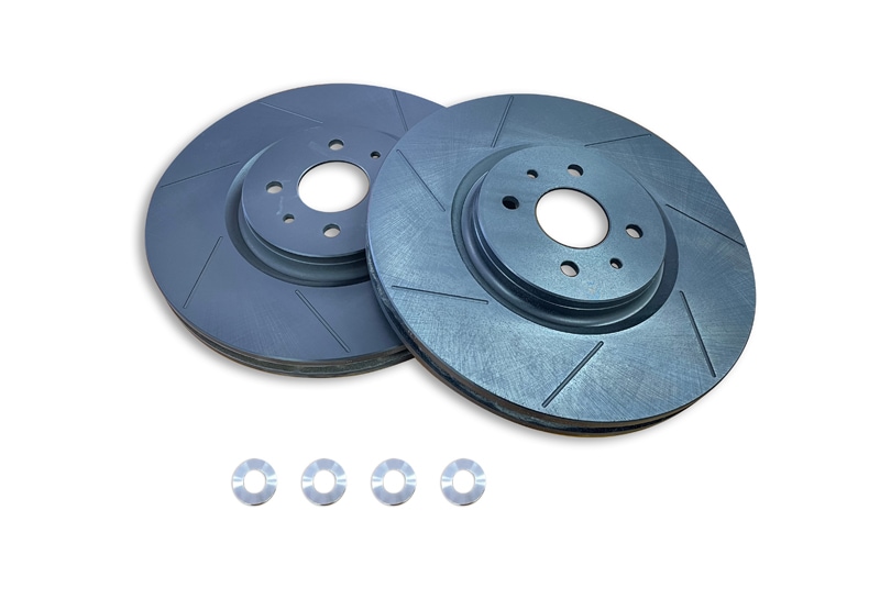 【個別ご案内】　GRU　ビッグローターキット　（7本スリット　311φ）　フロント　【ABARTH500・595・695】