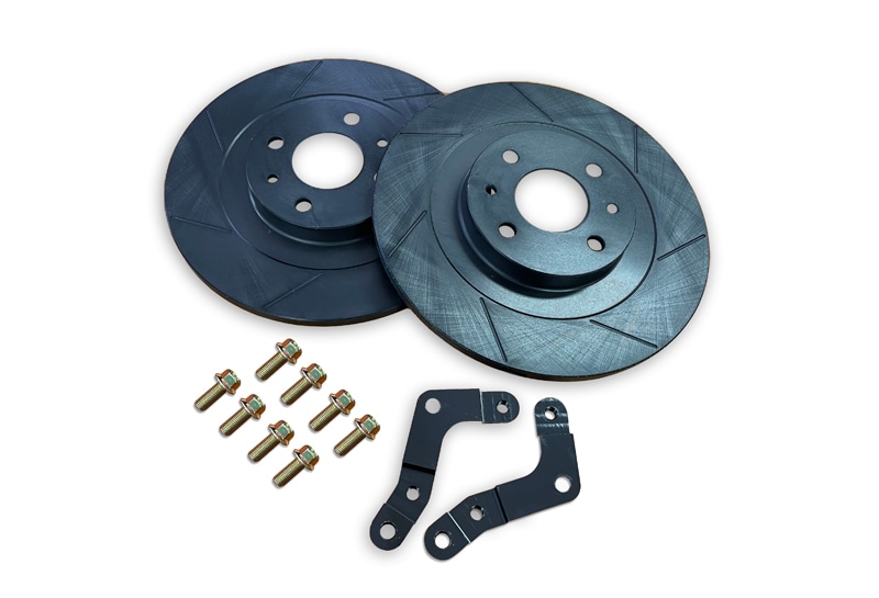 【個別ご案内】　GRU　ビッグローターキット　（7本スリット　280φ）　リア　【ABARTH500・595・695】