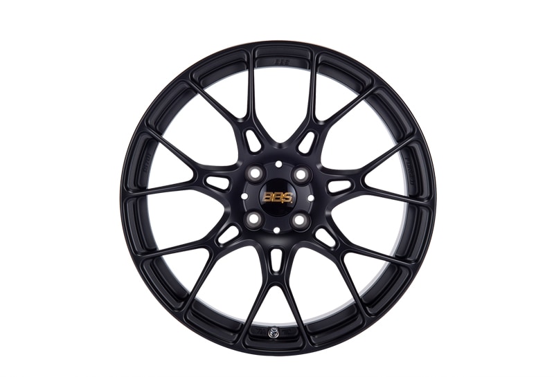 【1本デモカー装着・補修あり】GRU IS701 17×7.0 ET35 4/98 マットブラック　1台分（4本）【ABARTH500・595・695】