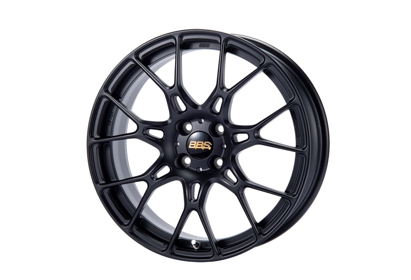 【1本デモカー装着・補修あり】GRU IS701 17×7.0 ET35 4/98 マットブラック　1台分（4本）【ABARTH500・595・695】