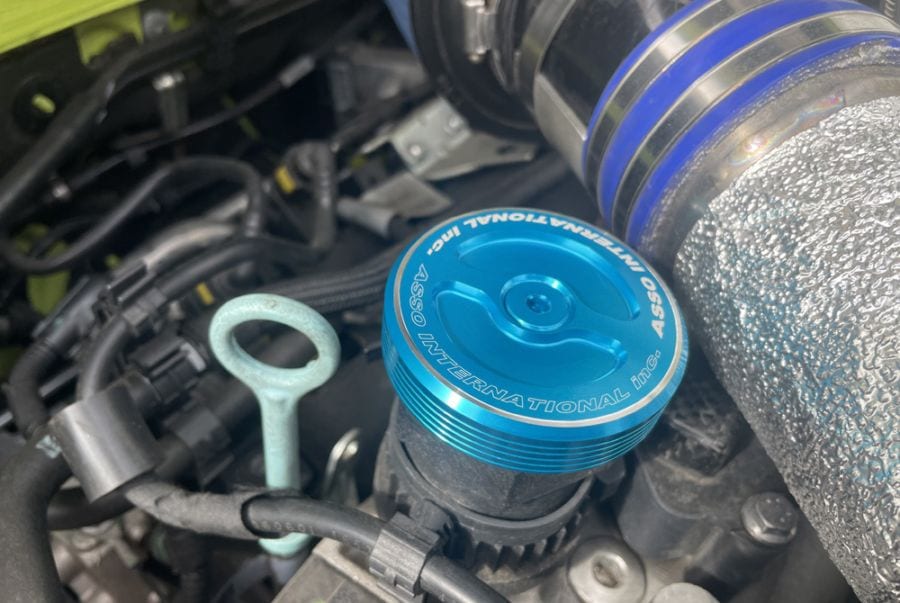 アルミオイルフィラーキャップ　【ABARTH500・595・695】【Fiat500】