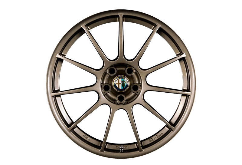 Partire 18×8J ET38 5/110 Caramello　1台分（4本）　【AlfaGiulietta】　