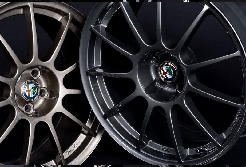 Partire 18×8J ET38 5/110 MatBlack　1台分（4本）　【AlfaGiulietta】　