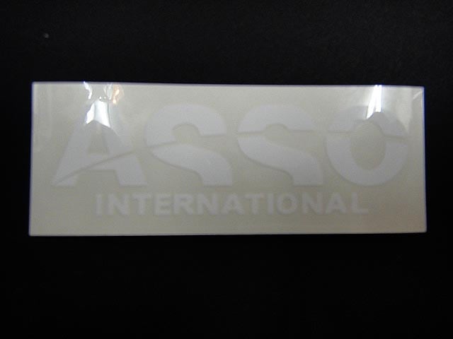 ASSO - STICKER White W100ｘH31