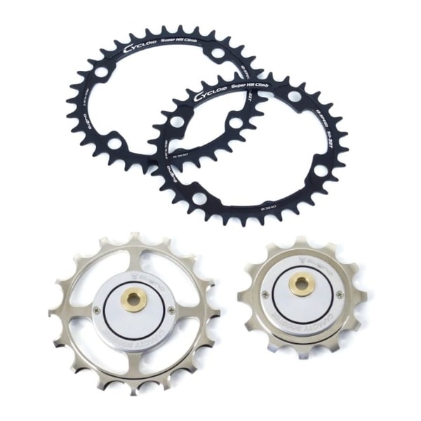Sugino スギノ CAPACITY BOOSTER CY4 SET UL/105 BLK 33T