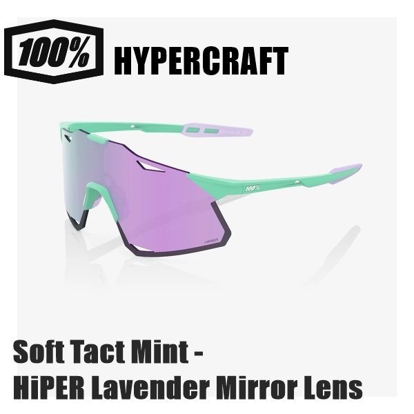 100% Hypercraft ピンク ラベンダー ワンハンドレッド 100% Speedcraft ラベンダーミラー ワンハンドレッド サングラス