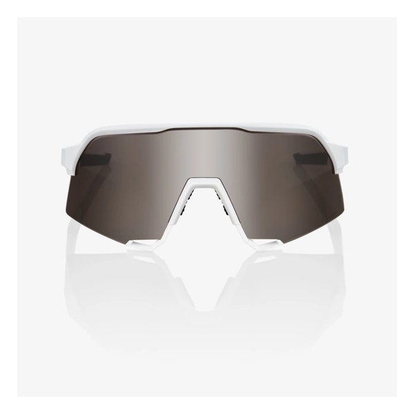 100% ワンハンドレッド S3 - Matte White / HiPER Silver Mirror Lens