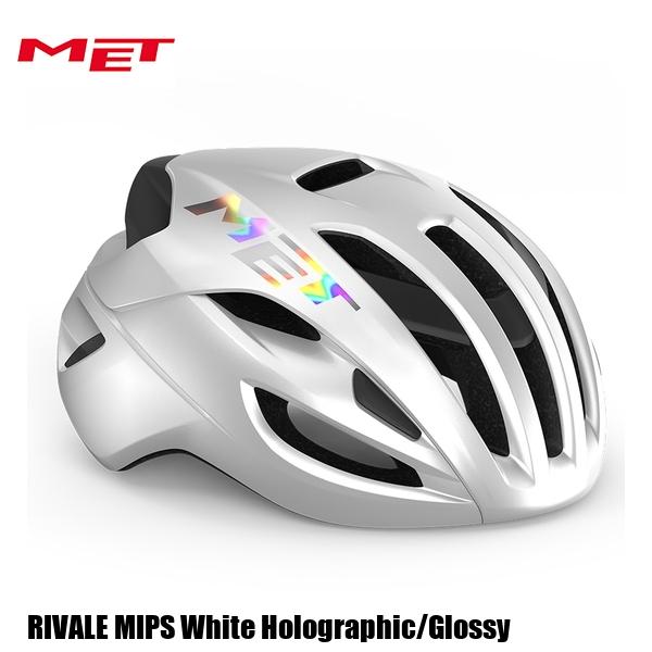 MET メット RIVALE MIPS White Holographic/Glossy