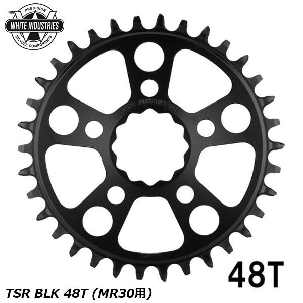 WHITE INDUSTRIES TSR 48T ブラック チェーンリング WHITE INDUSTRIES ホワイトインダストリーズ チェーンリング TSR
