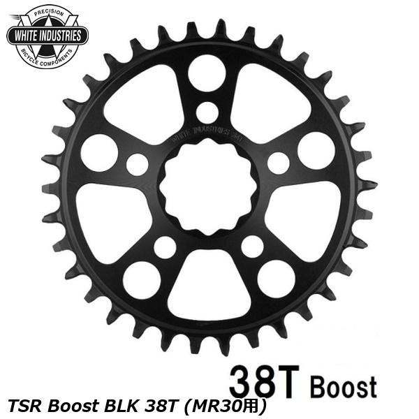 WHITE INDUSTRIES ホワイトインダストリーズ チェーンリング TSR Boost BLK 38T (MR30用)