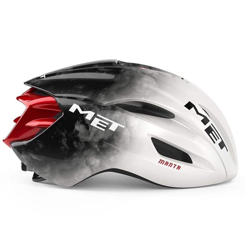 Casque Vélo MET Manta MIPS UAE Team Edition - Blanc/noir, Taille M, Aérodynamique, Ventilation - 4