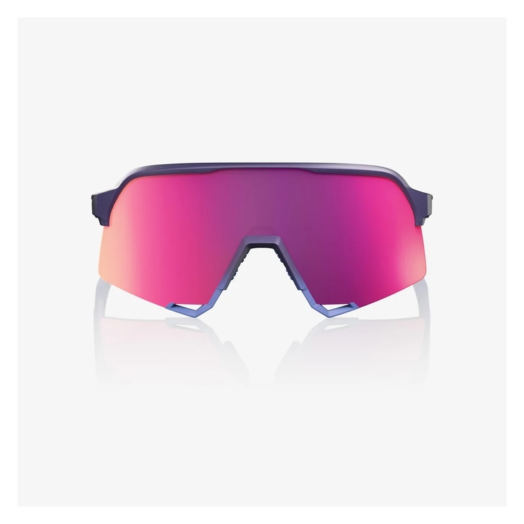 100% ワンハンドレッド S3 Satin Storm Metallic/Puple Mirror Lens