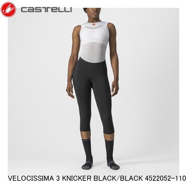 Dámské Kalhoty 3/4 Castelli Velocissima Thermal Knicker Black/Black Reflex | 4 KLUCI OD KOL - 8