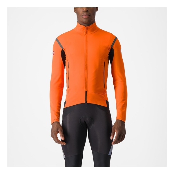 CASTELLI カステリ PERFETTO RoS 2 JACKET RED ORANGE/DARK GRAY
