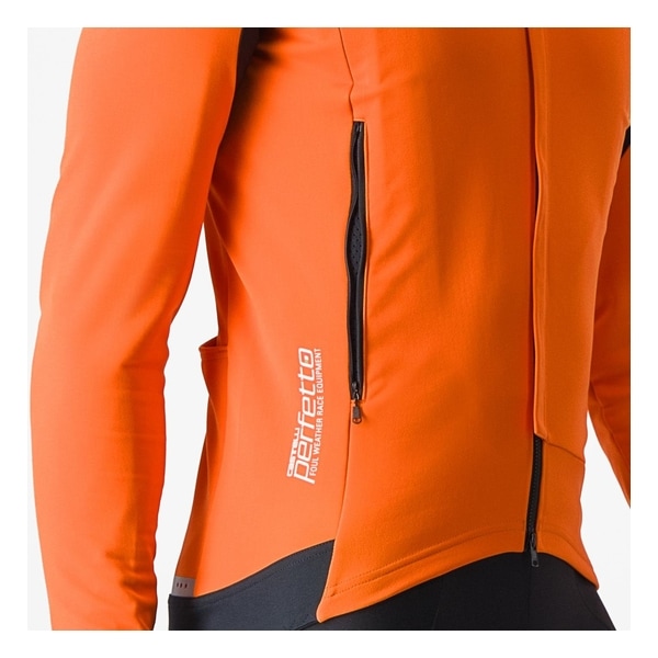 Castelli Perfetto コンバーチブルジャケット　オレンジ　Mサイズ Castelli Perfetto RoS Mens Convertible Jacket in Orange